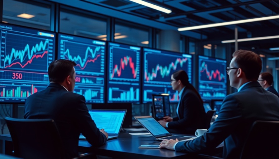 Business professionals analyzing CRA Ratings for Banks in modern office.