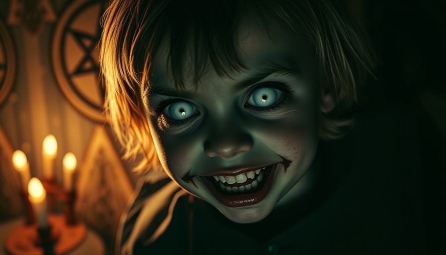 Hush Little Horror Circus Show poster with eerie child