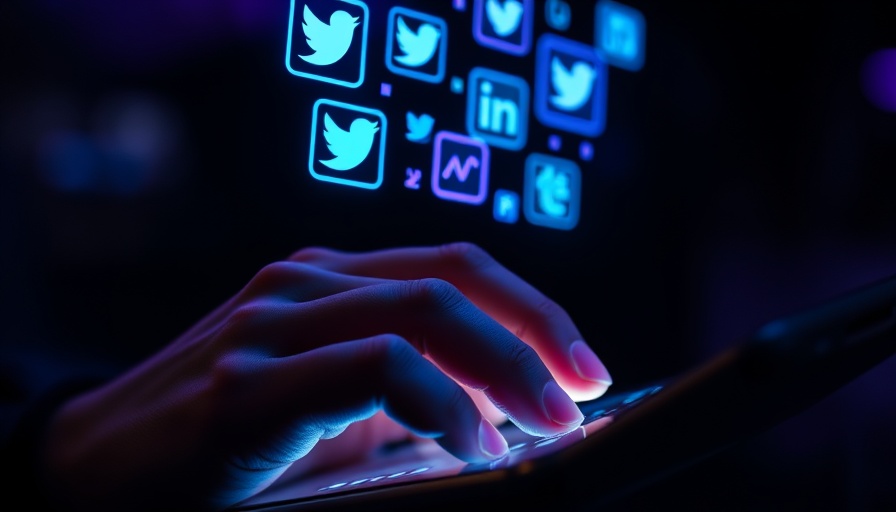 Close-up of phone with social media icons illustrating engagement levels.