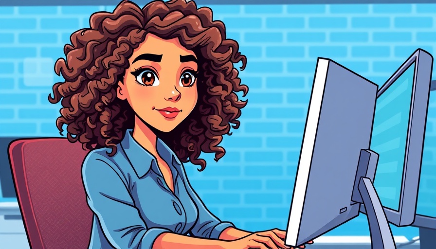 Cartoon woman at desk with dual monitors facing Notion login issues
