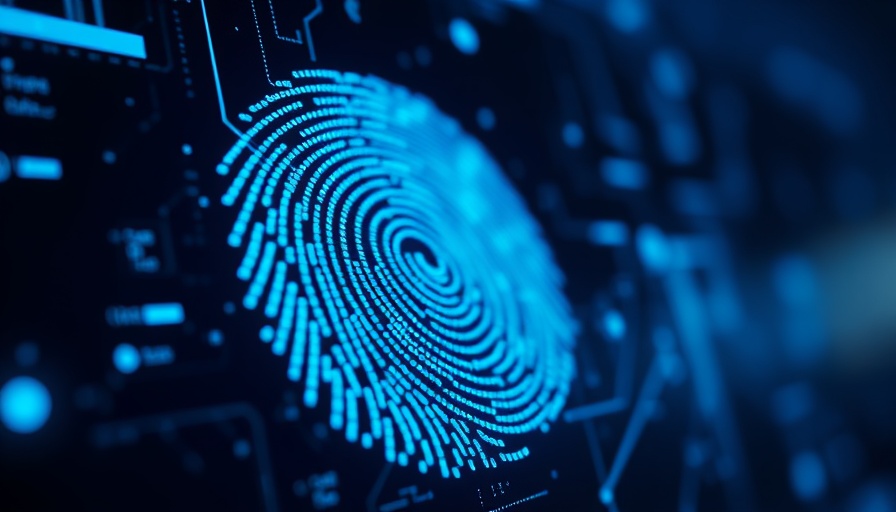 Digital fingerprint concept highlighting digital identity as a competitive advantage.