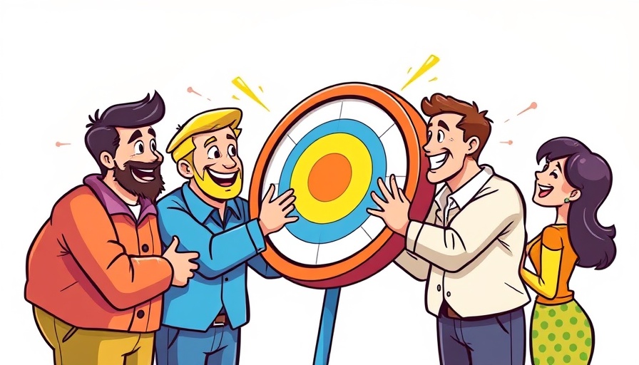 Illustration of strategic alignment by cross-functional teams collaborating.
