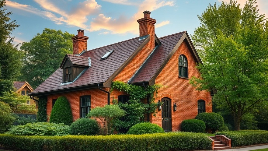 Charming brick house featuring modern roof, ideal for home improvements financing.