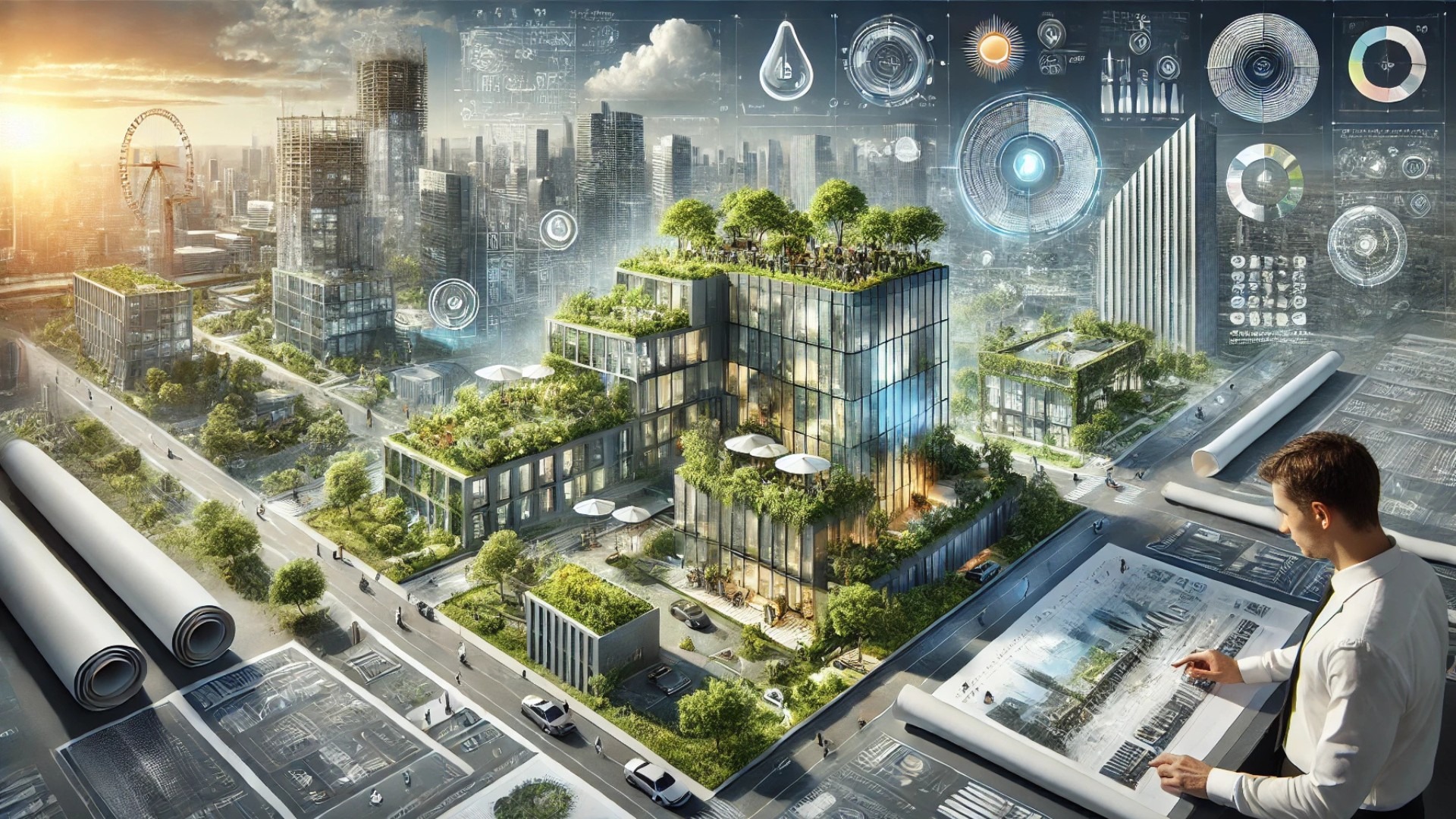 showcasing the evolution of building enclosures, highlighting sustainability, luxury, and modern technology in architectural design