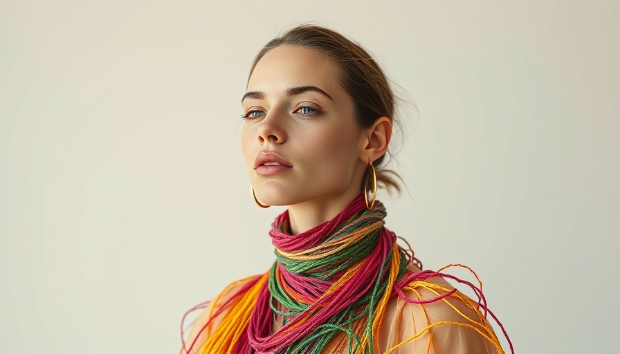 Intricate zero waste couture fashion with natural texture.