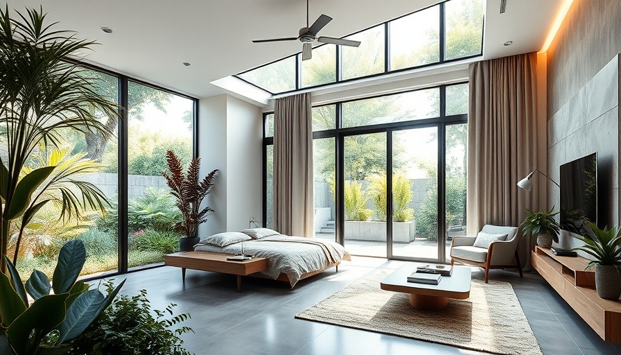 Modern one bedroom house design with elegant architecture and cozy space.
