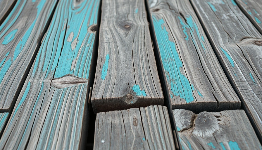Peeling lead paint on aged wooden boards illustrating lead paint regulations.