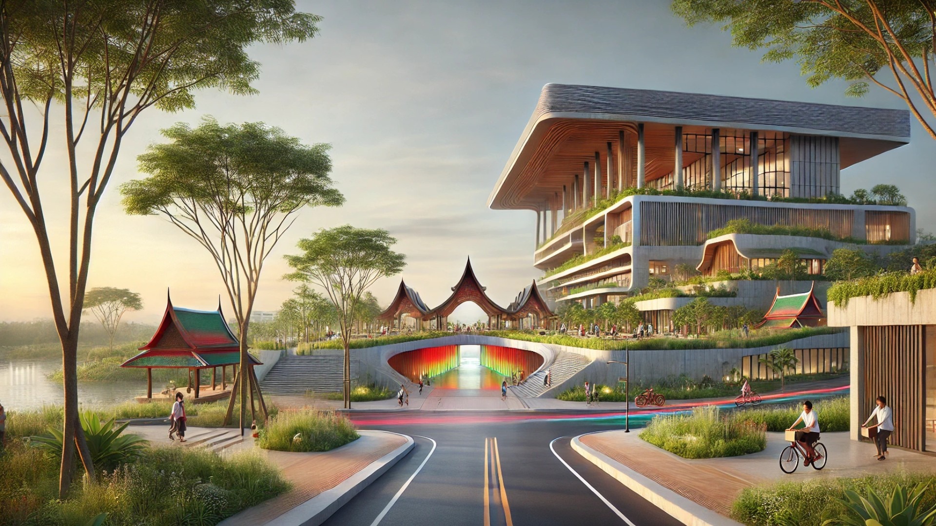 Central Nakhon Sawan project — showcasing the graceful fusion of modern design and Thai cultural roots