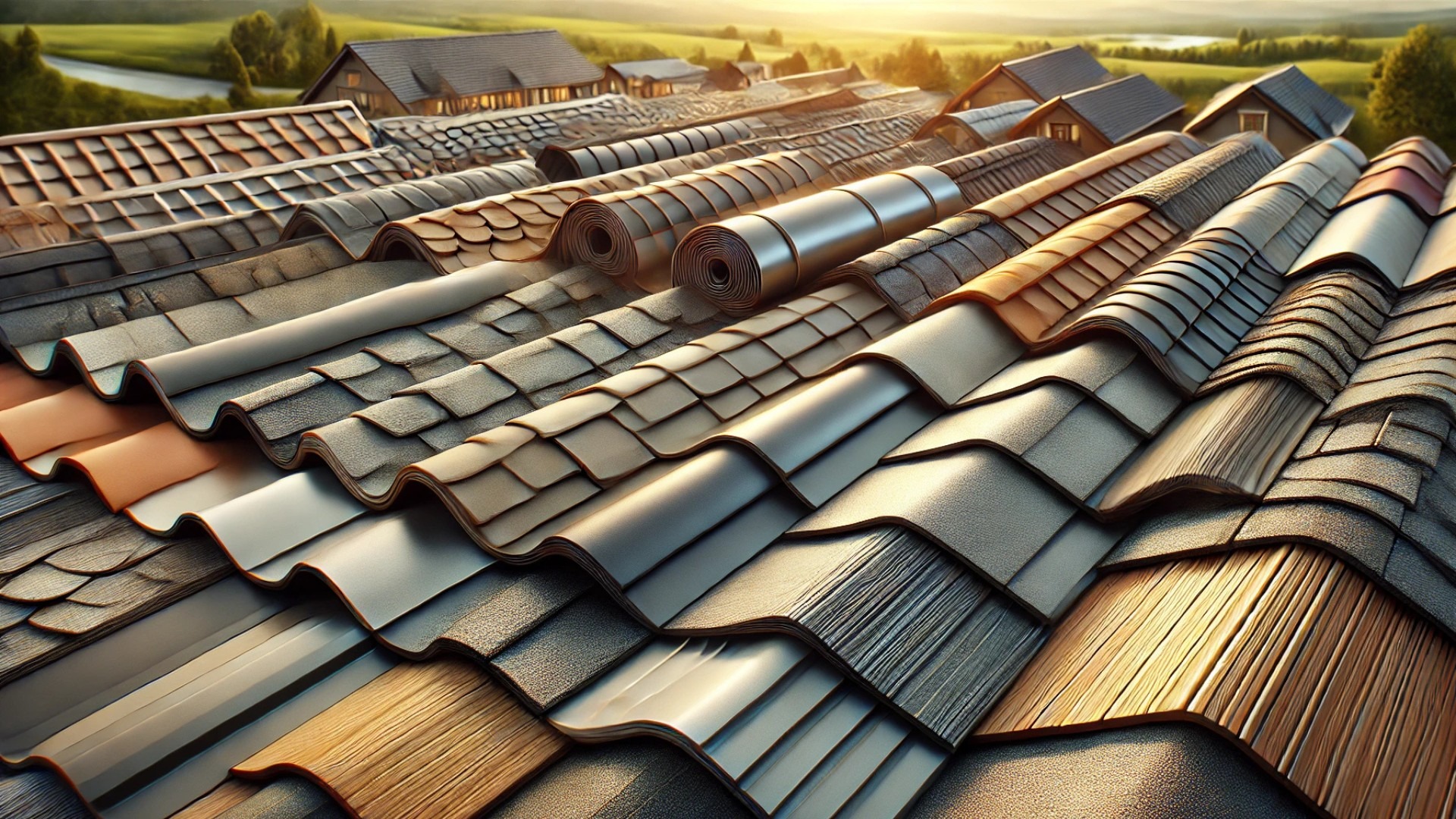 craftsmanship of various weather-resistant roofing materials