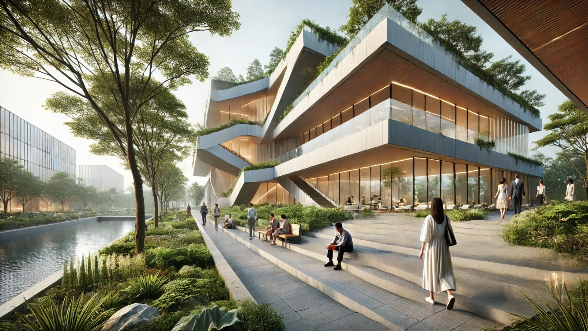 STAY MORE Flagship Store modern architecture by river