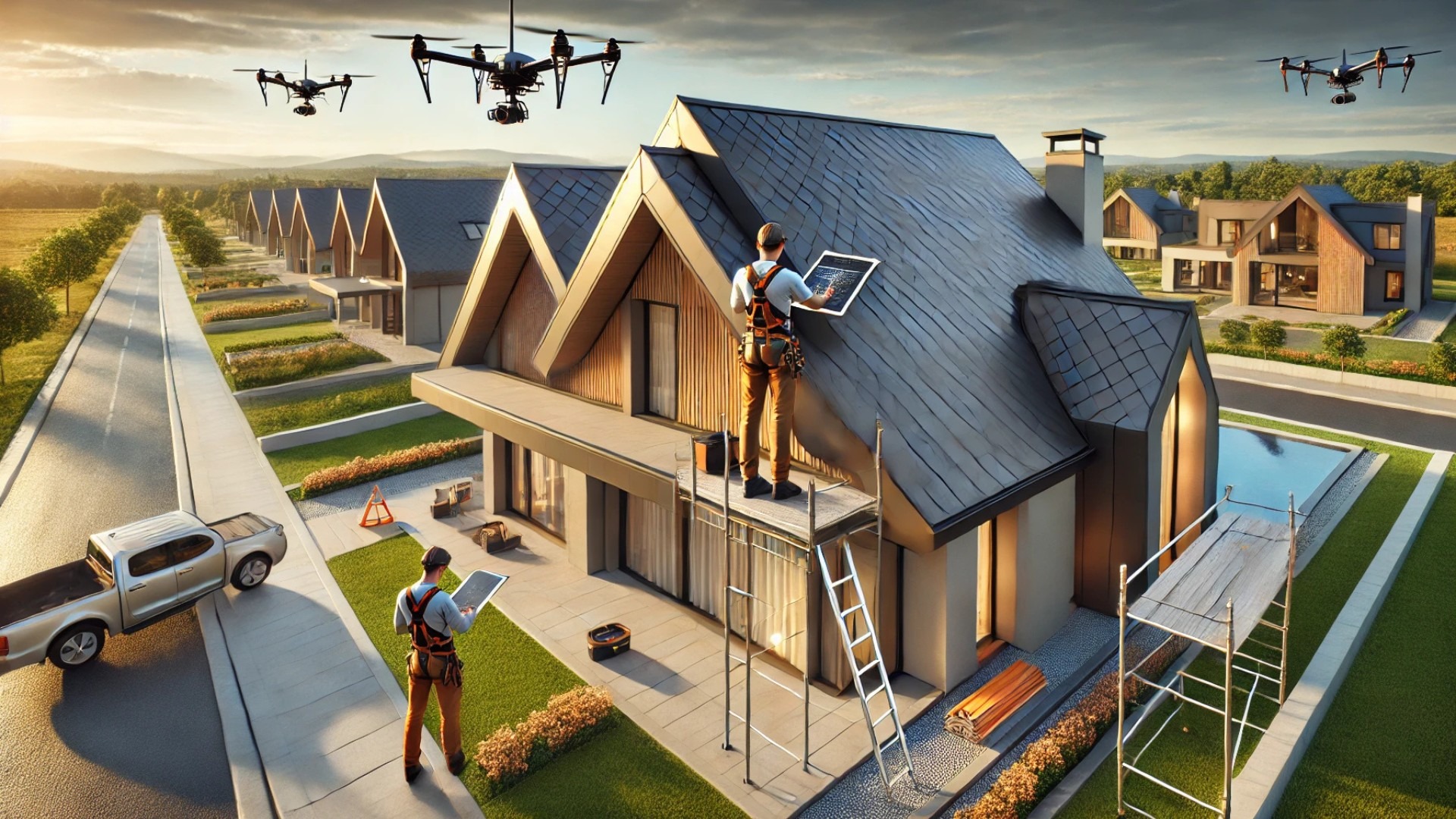 capturing the intersection of safety, craftsmanship, and technology in luxury roofing