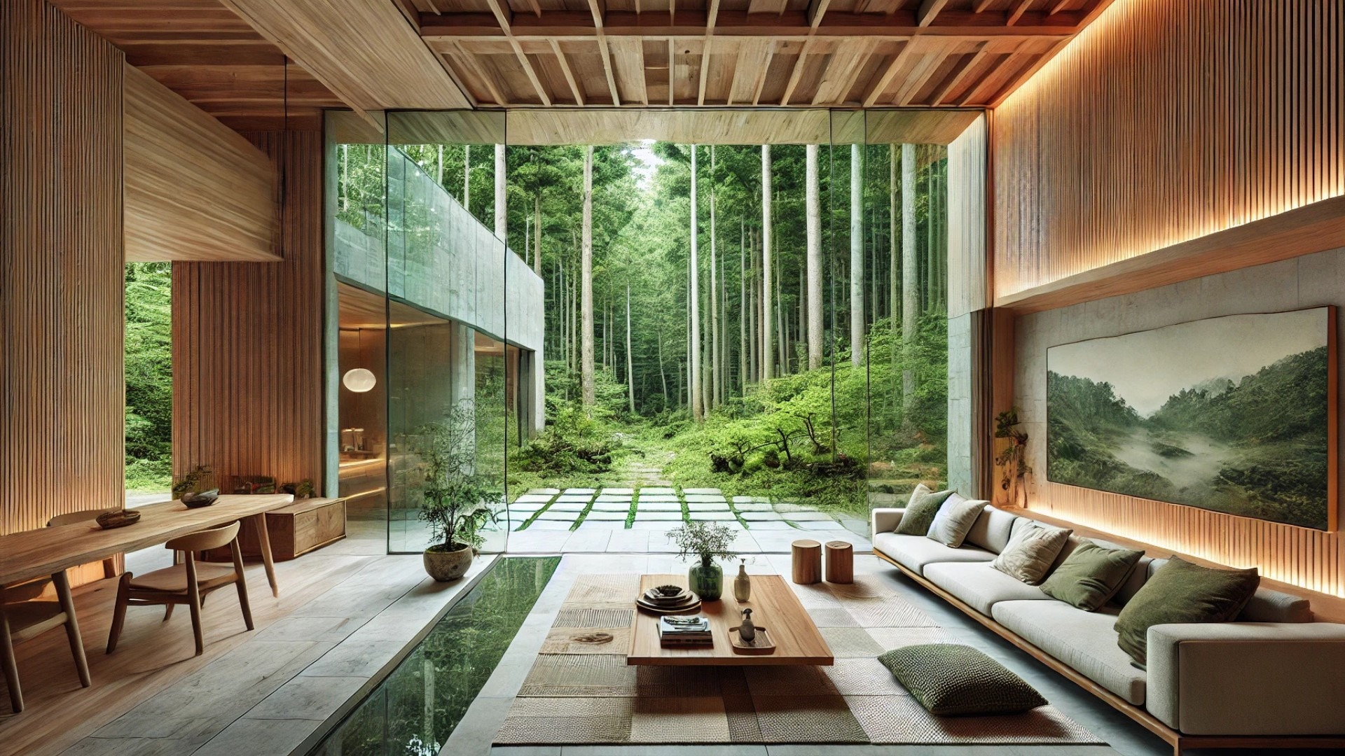 House in the Forest: capturing the serene, nature-integrated design of the forest home