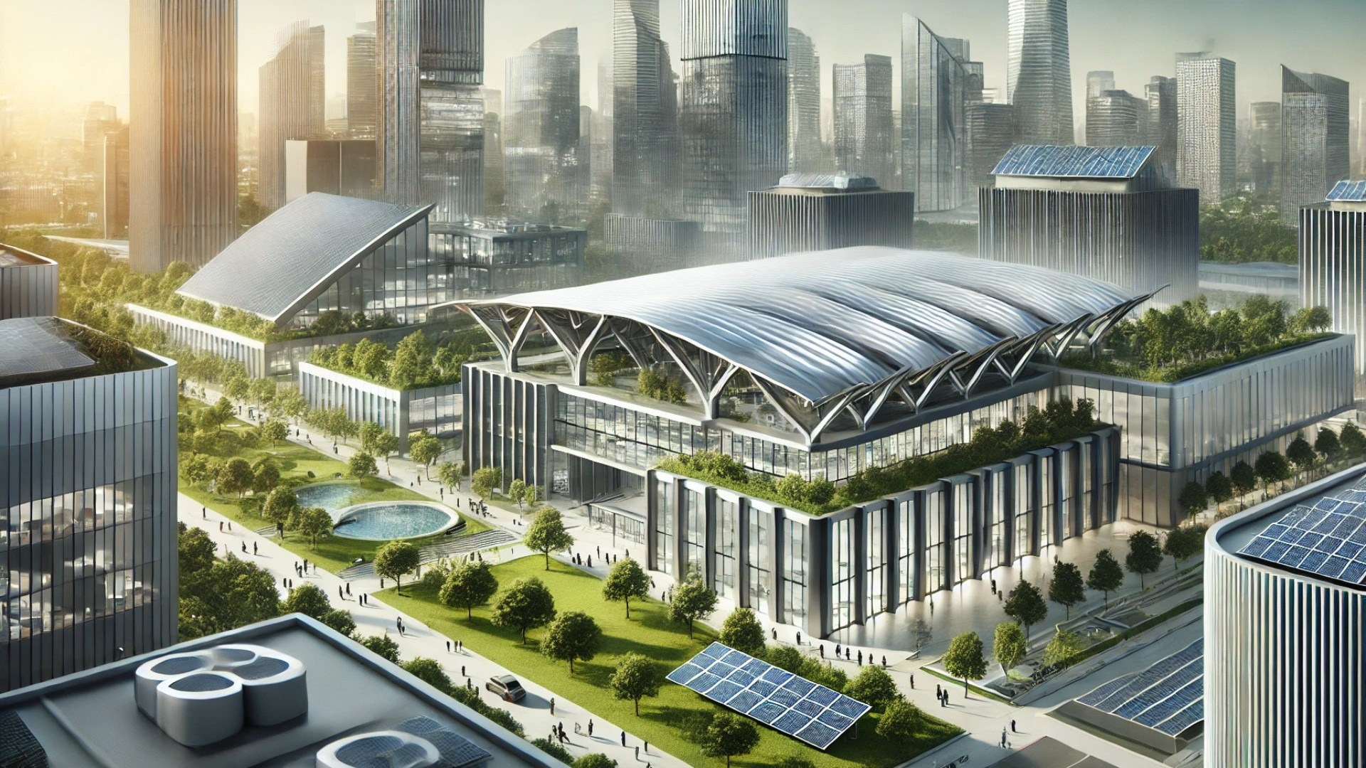 highlighting sustainable metal roofing in a modern architectural setting, inspired by the MCA’s 2025 Market Study