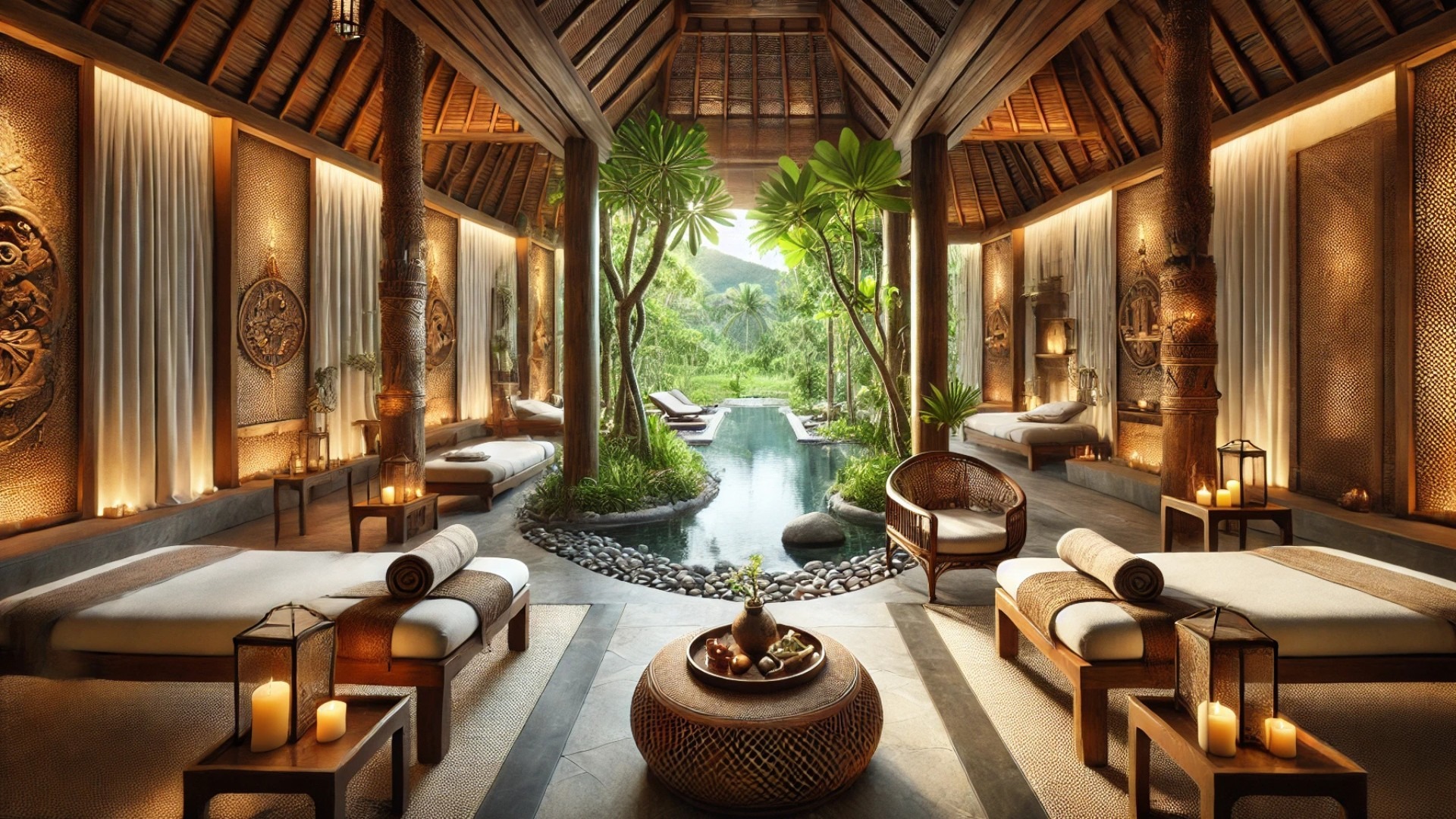 spa facilities at the Athita Pool Villa and Spa, showcasing serene treatment spaces that blend Thai tradition, nature, and luxurious wellness design