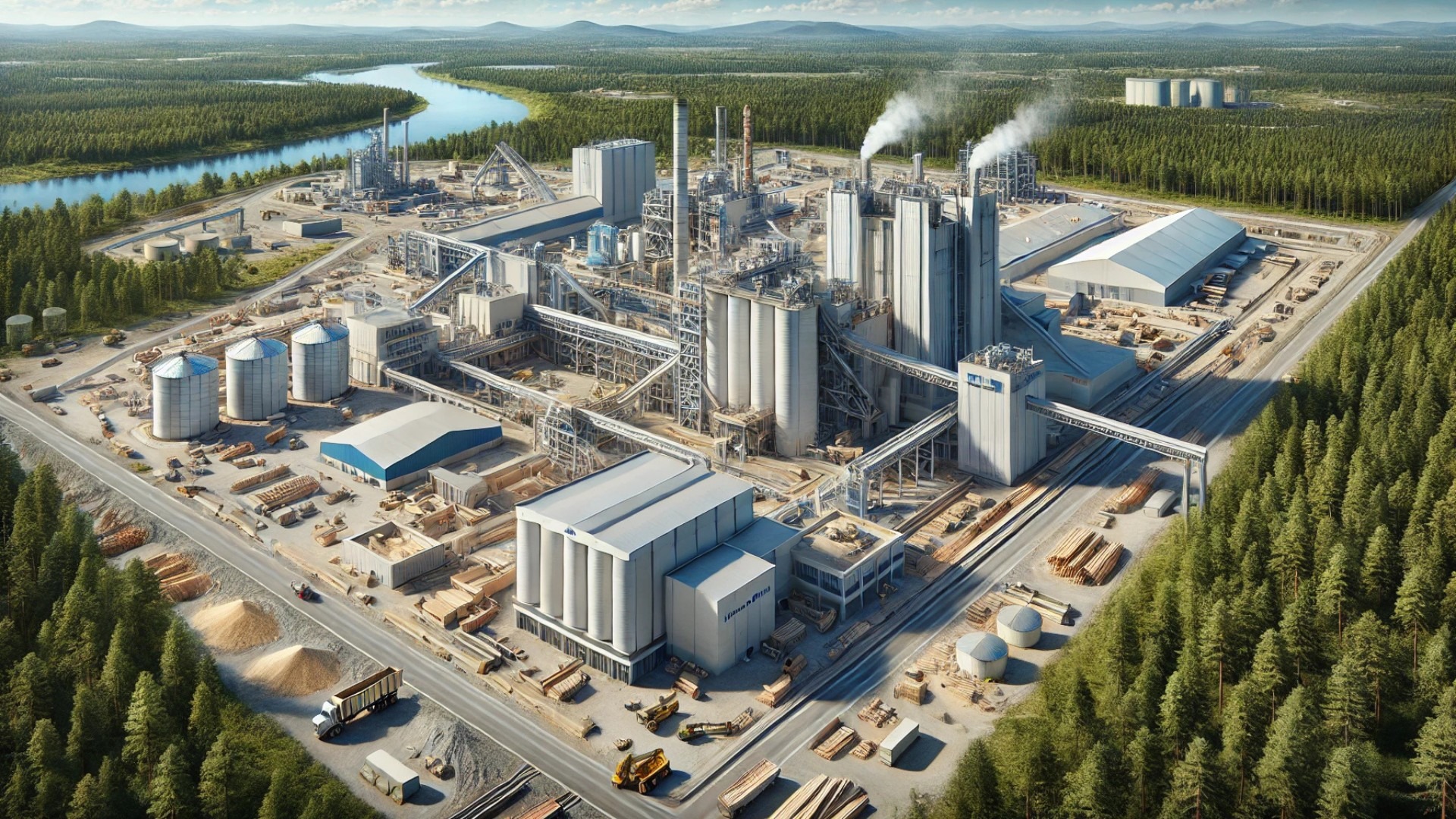 modernized Englehart OSB Mill, reflecting Georgia-Pacific’s investment, sustainability upgrades, and rural industrial growth