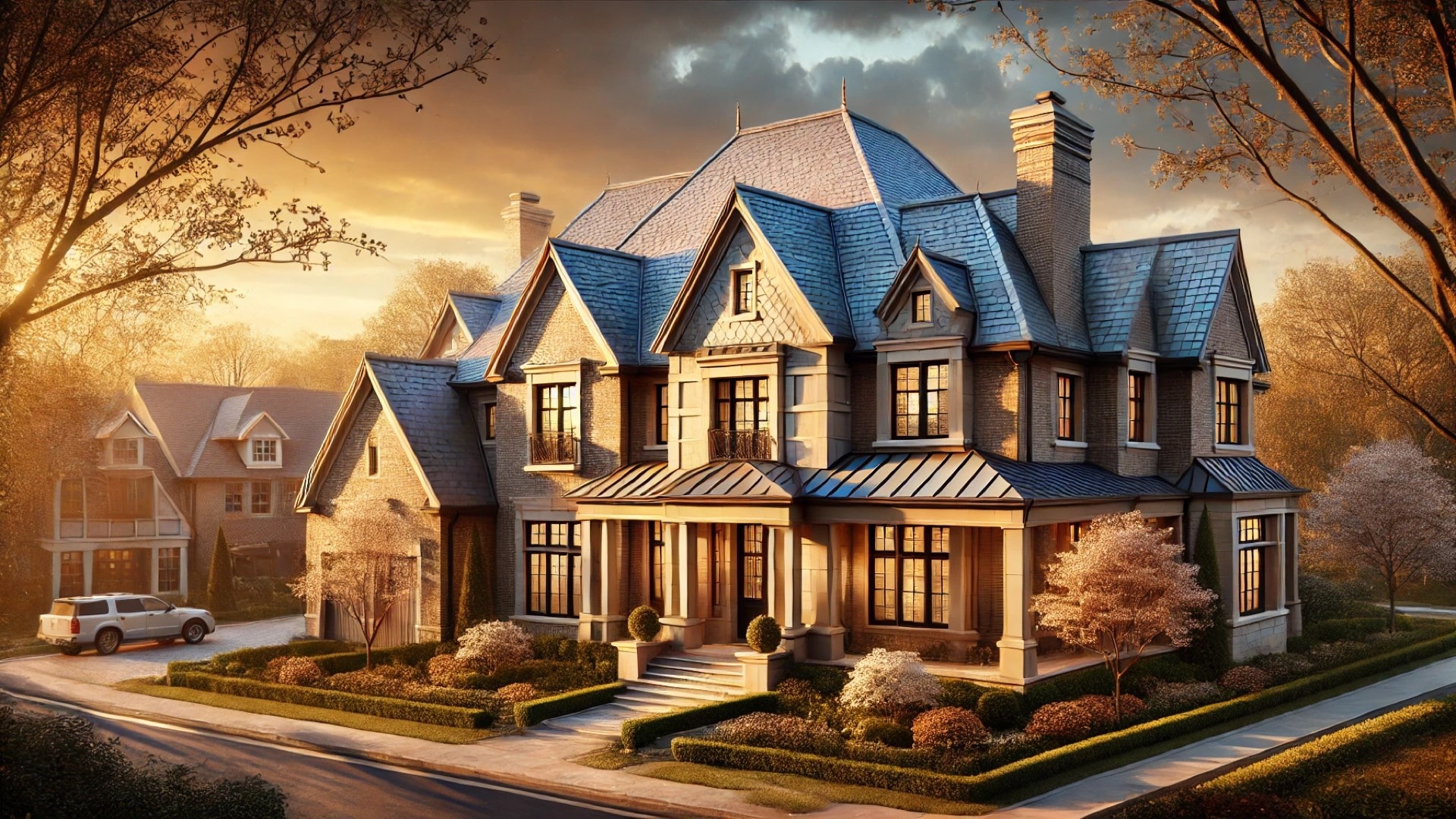 capturing the elegance and character of an upscale Brentwood home with a premium new roof