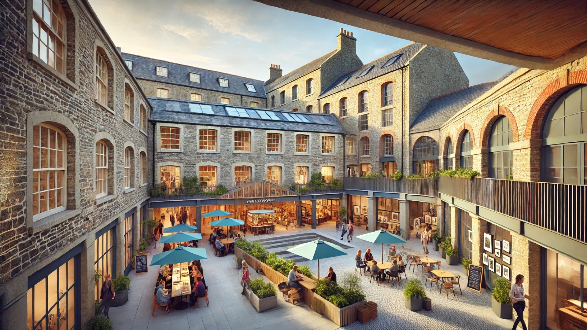 revitalized Buttermarket in Redruth—where historic preservation meets contemporary, community-focused design