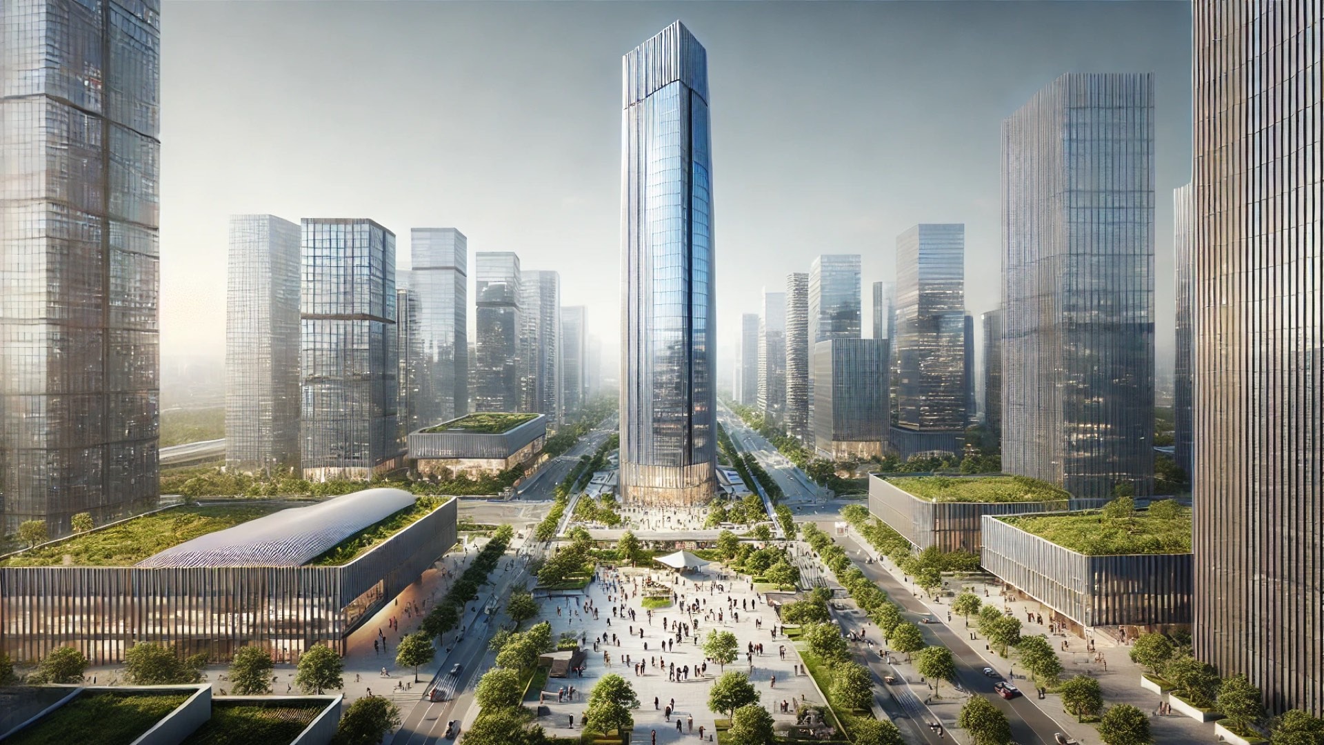 CITIC International Building in Shenzhen, highlighting its innovative design and community-focused open spaces