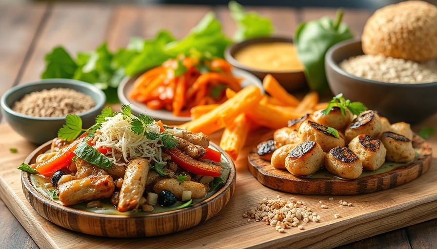 High-protein meal showcasing muscle-building diet benefits.