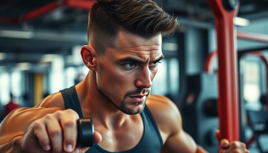 Focused athlete performing dips, effective workout split for muscle.