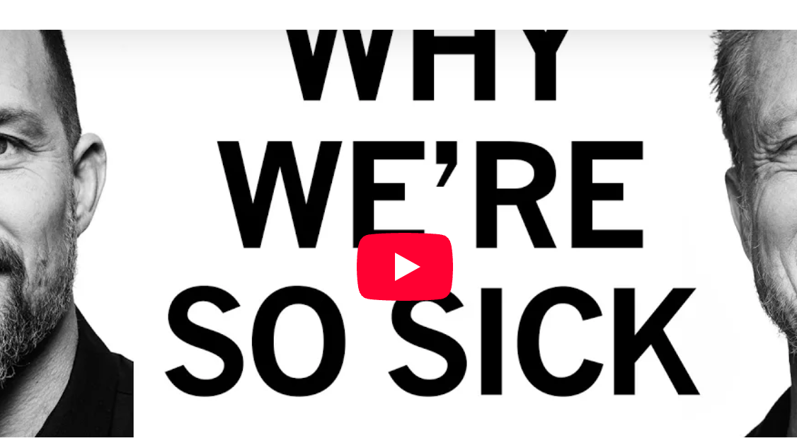 Promotional image for health podcast 'Why We're So Sick'.