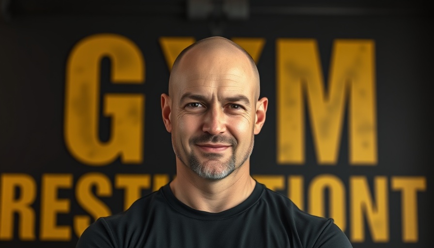 Confident gym owner presenting successful member retention strategies.