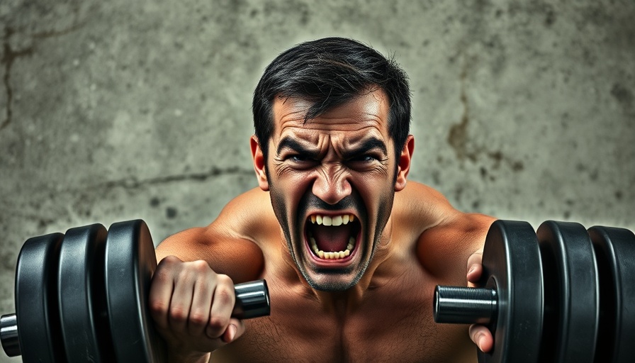 Dangerous exercises that harm your body shown with man lifting weights.