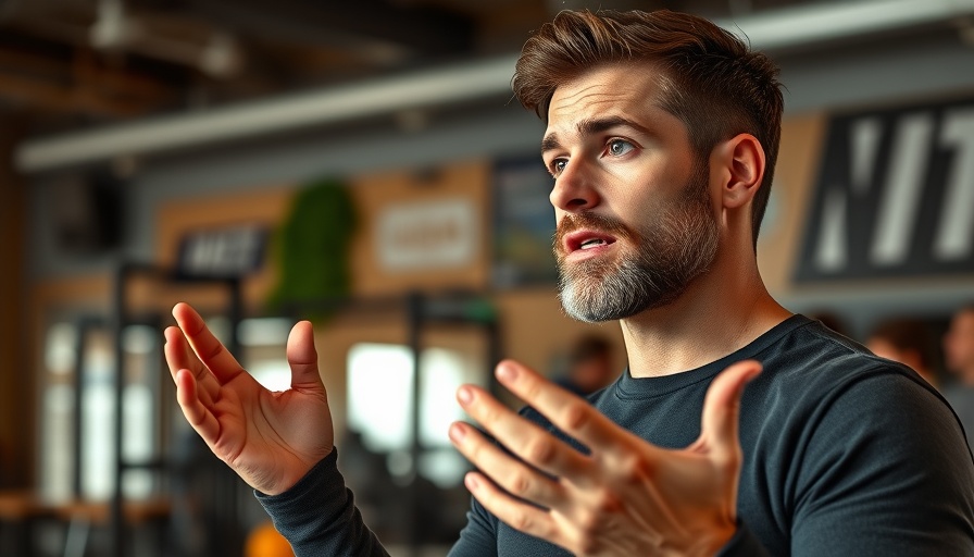 Focused speaker in gym environment discussing Carnivore Diet Tips for Gym Owners.