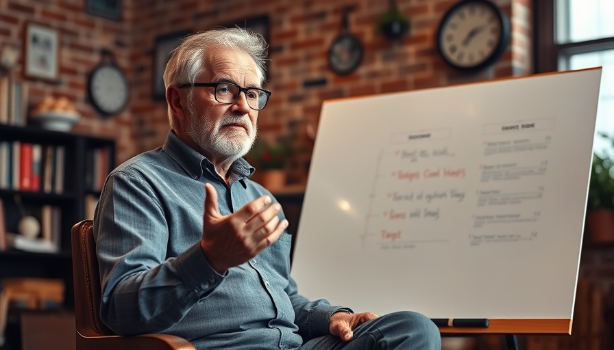 Cohort Churn Insights session with man using whiteboard.