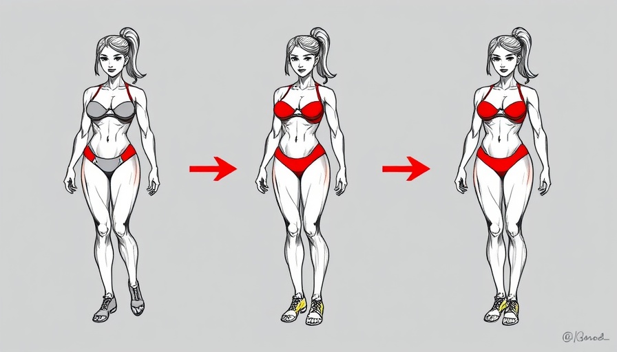 Boost Energy & Burn Calories with fitness transformation illustration.