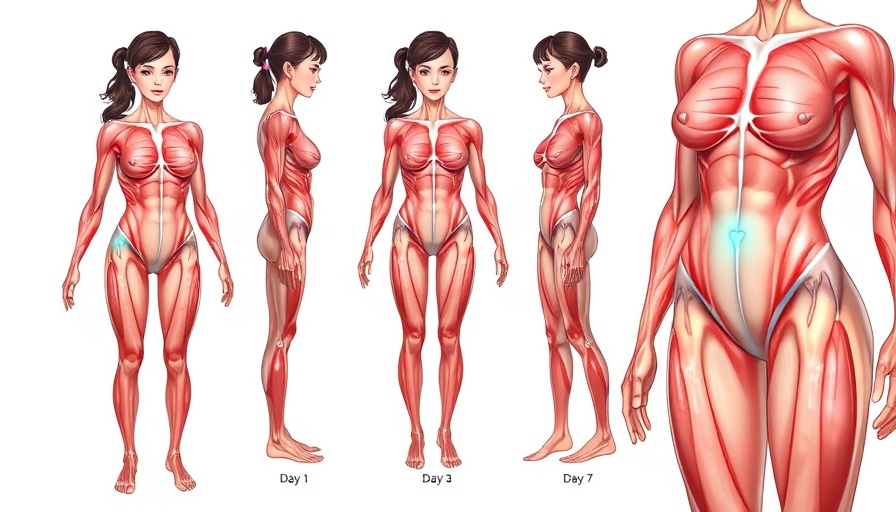 Illustration showing transformation to burn love handles in one week.