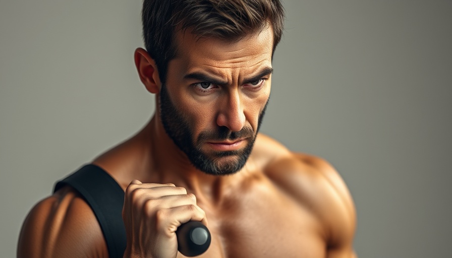 Burnout Management for Fitness Professionals: Focused trainer looking determined.