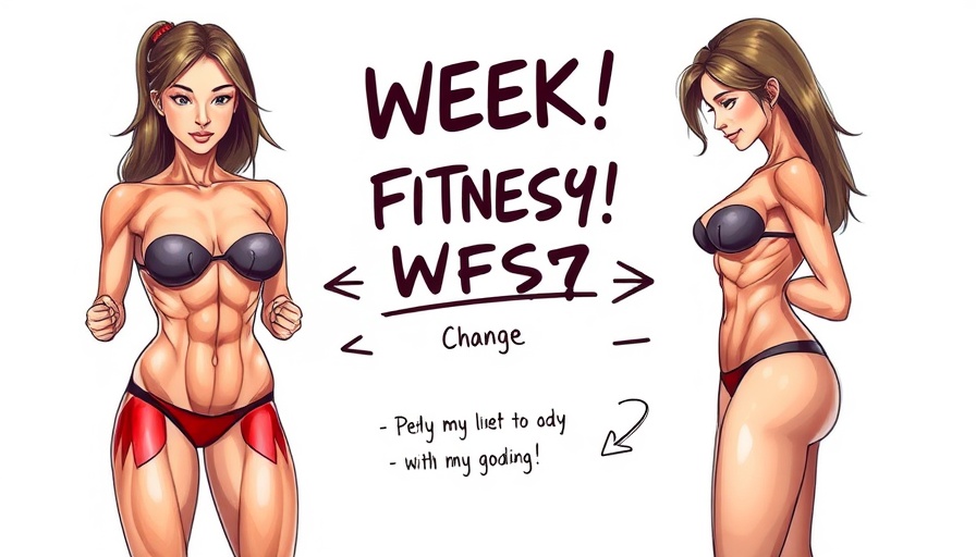Lose 2 Inches in 1 Week body transformation diagram.