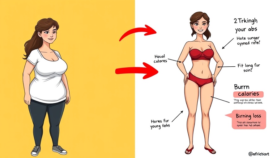 Get Toned Abs and a Slim Waist: Fitness Transformation Illustration