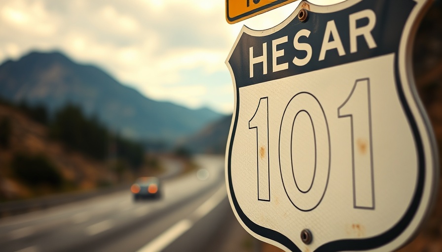 US Highway 101 sign in Novato, part of local news today.