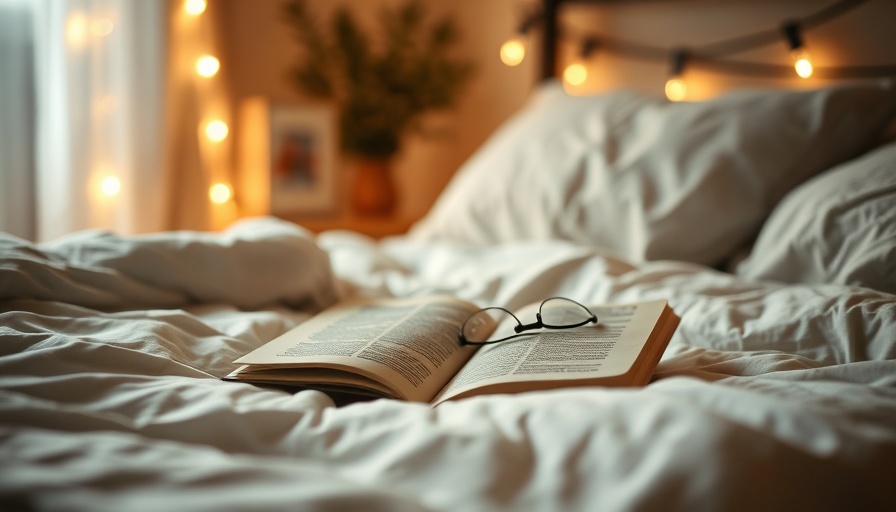 Cozy book and glasses on bed - Cupid Aims for Marin Readers