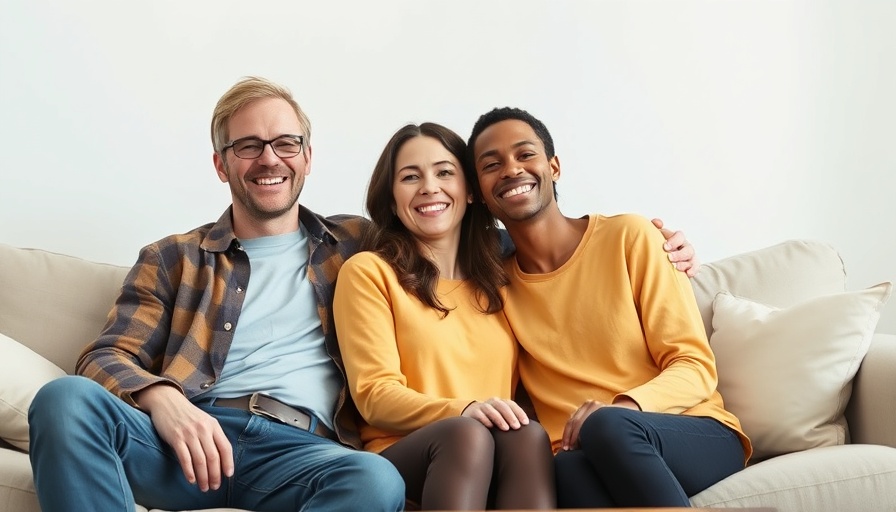 Casually dressed people smiling indoors, AI weather prediction discussion.