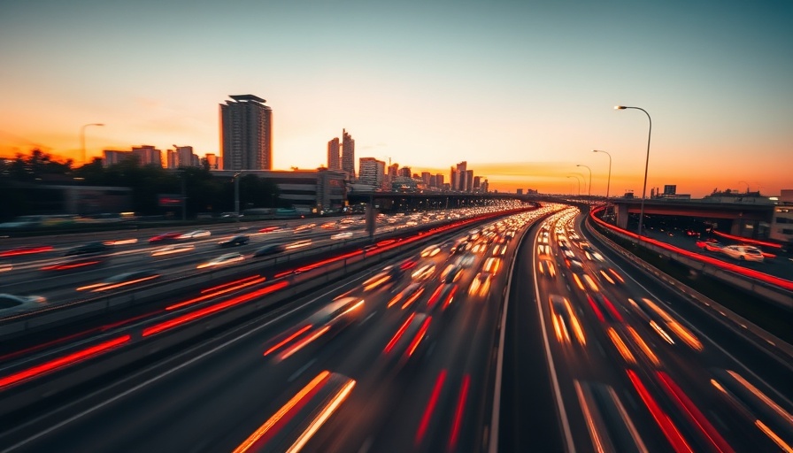 Light trails on highway at dusk showcase EPA deregulatory moves impact.
