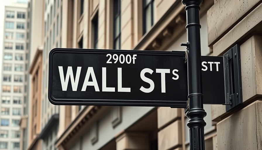 Wall Street sign representing JPMorgan investment in Rio Tinto, finance theme.