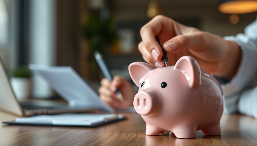Hand saving coin in piggy bank, emphasizing debt repayment strategies.