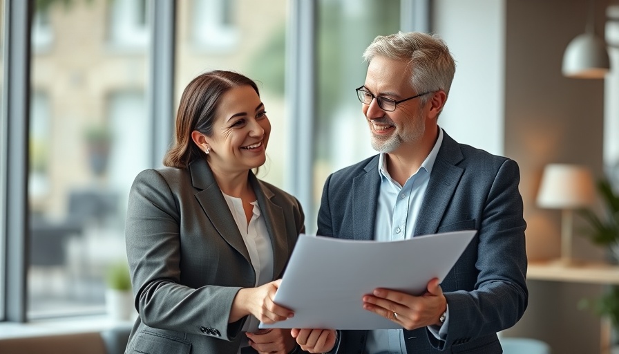 Professional couple consulting consumer credit counseling services.