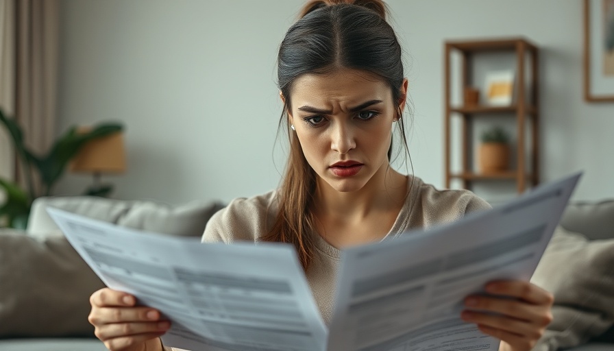 Stressed woman reviewing finances, contemplating good debt vs bad debt.