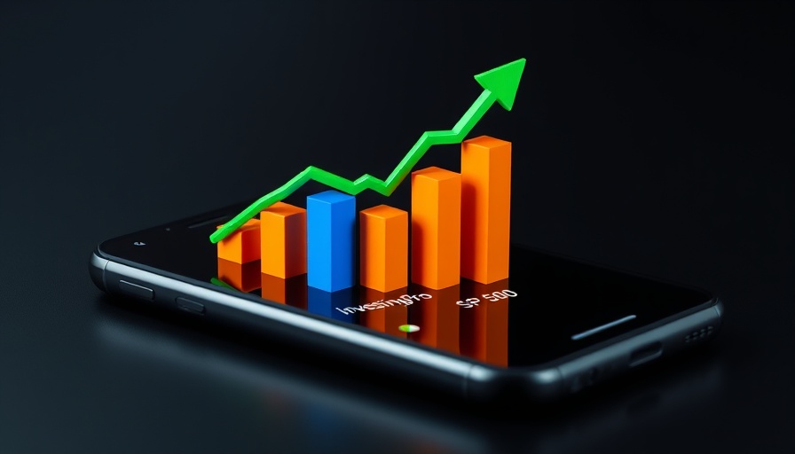 VAALCO Energy Financial Results chart on smartphone with increasing trend.