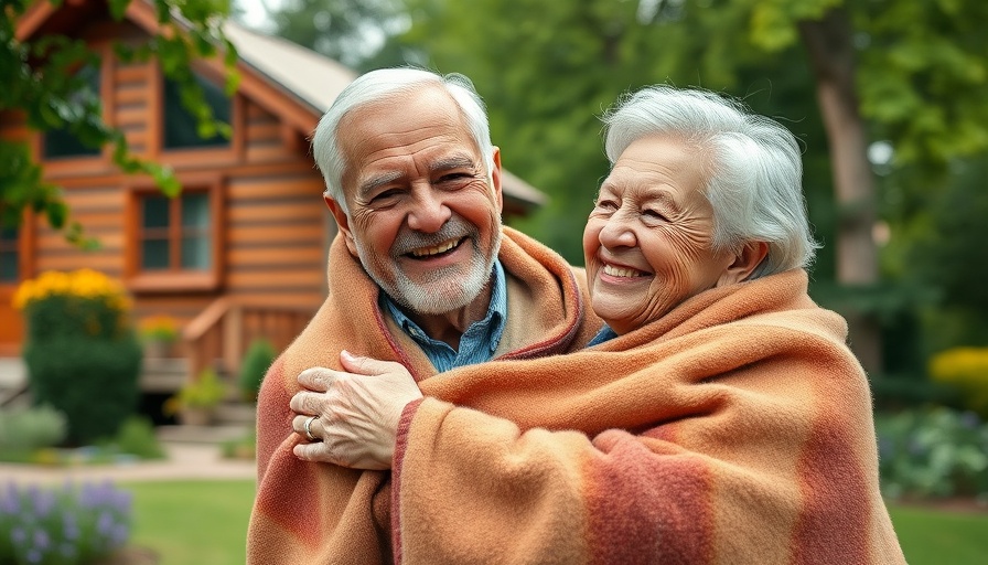 Happy couple outdoors, reflecting on retaining your mortgage in retirement.