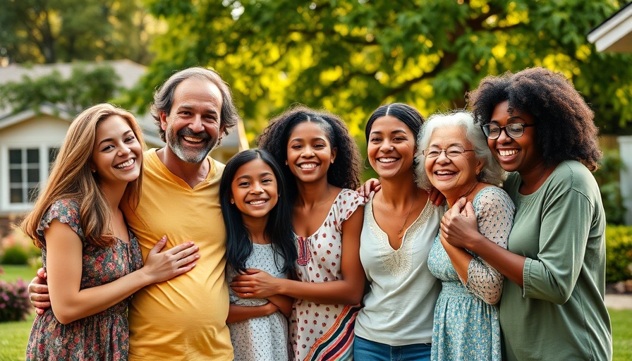 Diverse family enjoying time together outdoors, investing trends across generations.