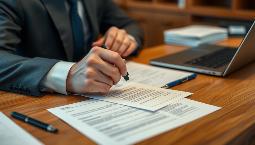 Multi-state business licensing requirements in a formal office setting.