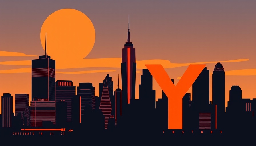 Y Combinator W25 Demo Day city illustration