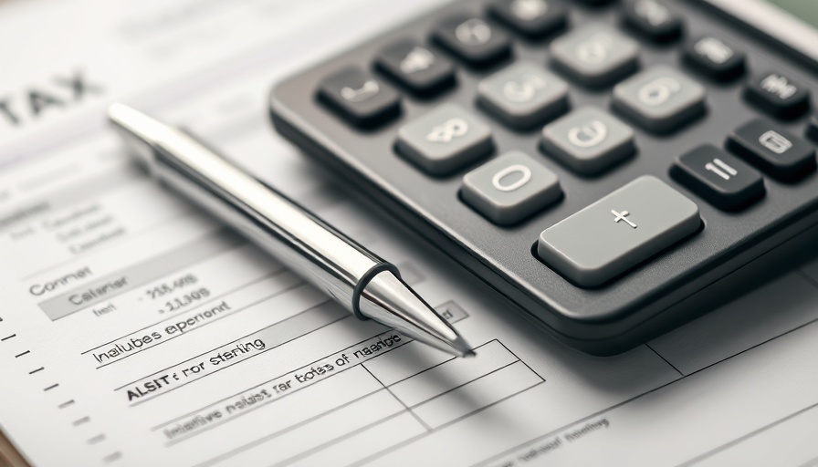 Close-up of calculator and pen on W-9 Form for Independent Contractors