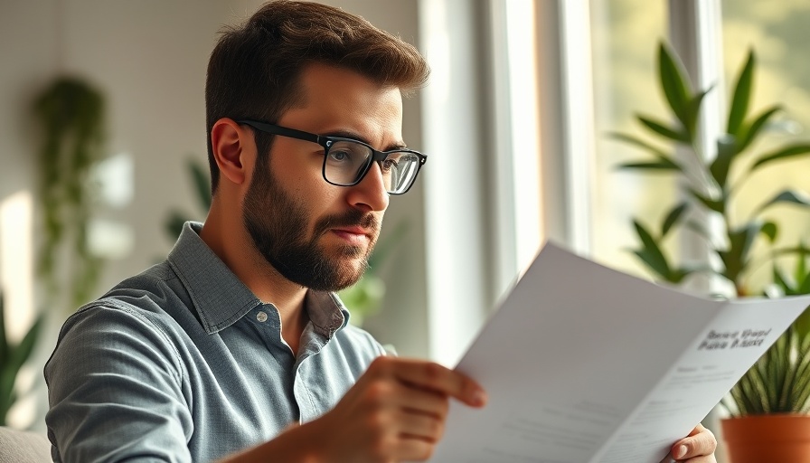 Man reviewing documents for filing business taxes for an LLC.