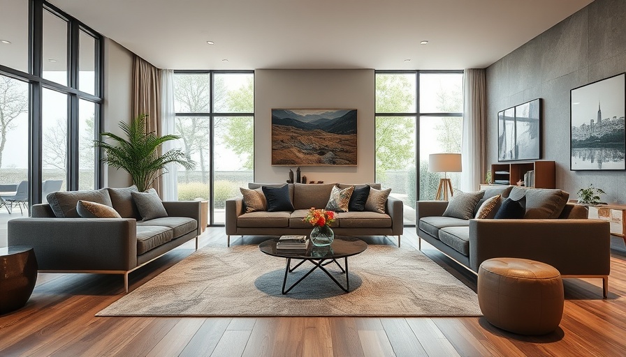 Modern living room with trendy sofa designs 2025 ideas.